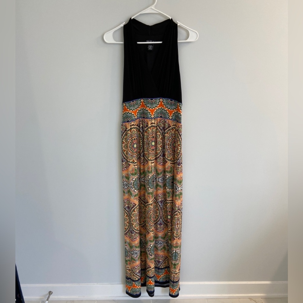 Beautiful print maxi dress